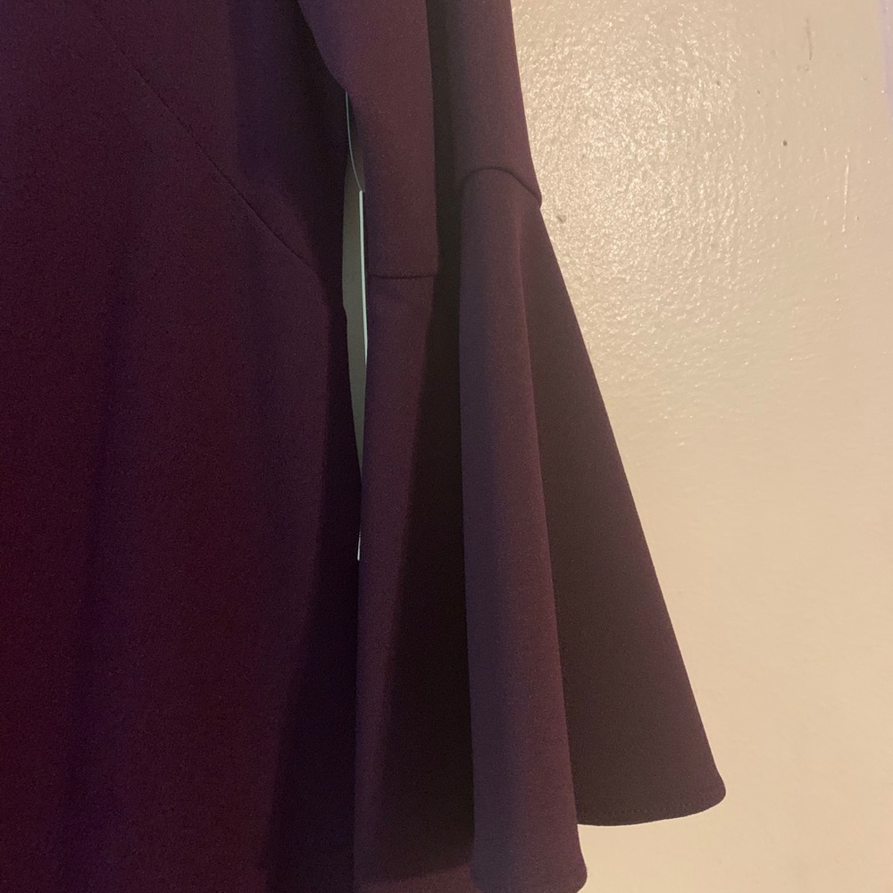 ELIZA J- PLUM DRESS - Picture 4 of 4